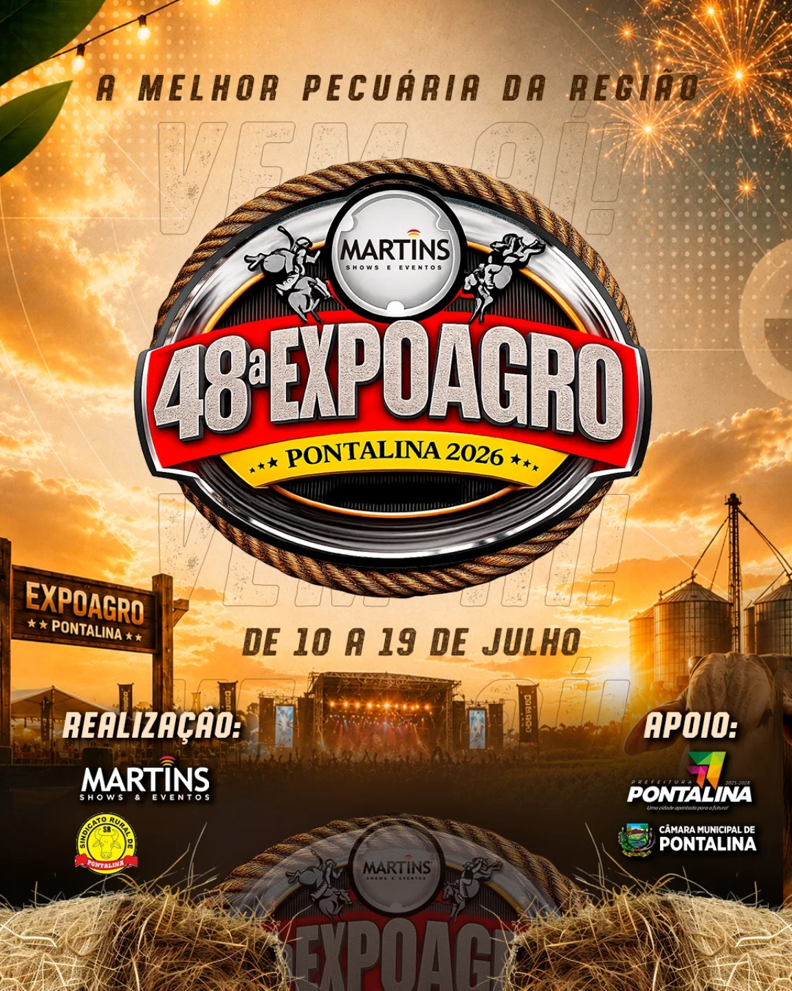 VEM AÍ a 48ª Expoagro de Pontalina!